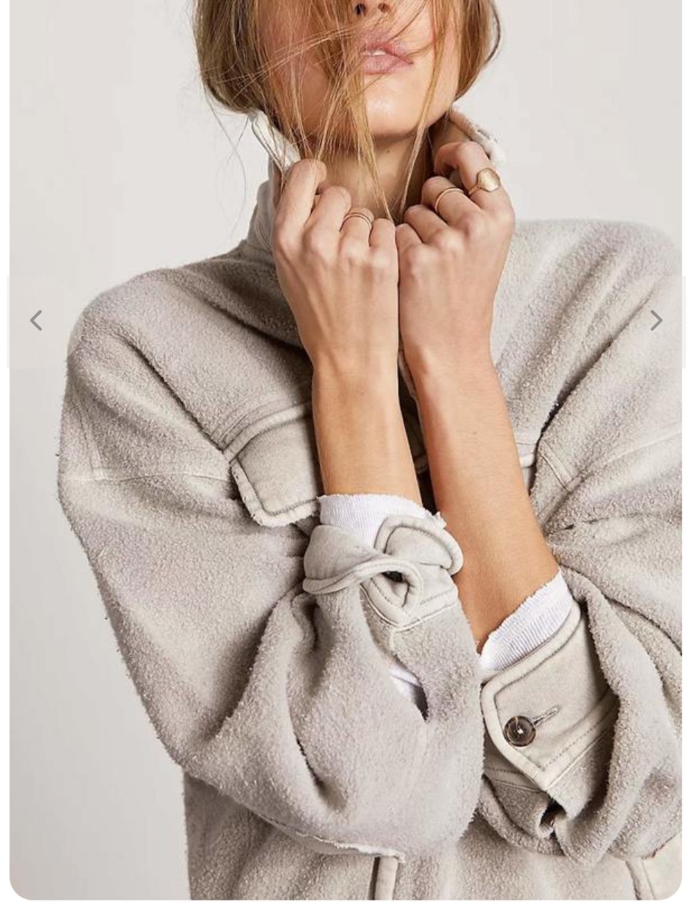Free People - Ruby Jacket - Stone - Small - Picture 3 of 10